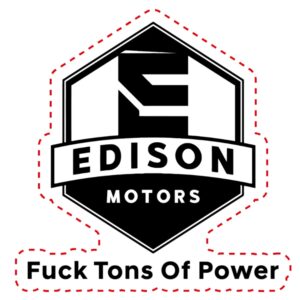 2" Hard Hat Sticker - F Tons Of Power